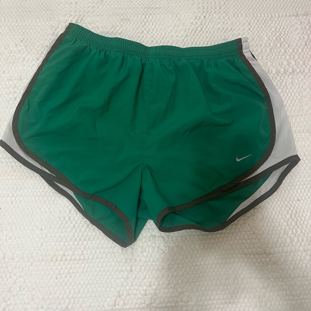 Green Nike Sports Shorts in Green-size Large